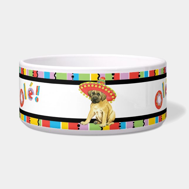 Fiesta Mastiff Pet Bowl (Left)