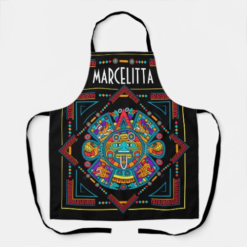 Fiesta Mayan Art Apron