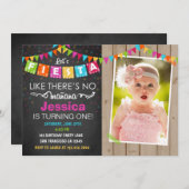 Fiesta Mexican Birthday Party Invitation (Front/Back)