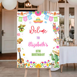 Fiesta Mexican Cinco De Mayo Welcome Sign