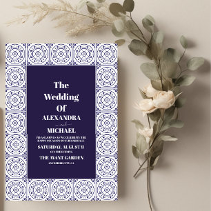 Fiesta Mexican Colorful Floral Wedding Invitation