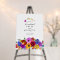 Fiesta Mexican Floral Wedding Welcome Sign