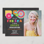 Fiesta Mexican Graduation Party Invitation Fiesta (Front/Back)