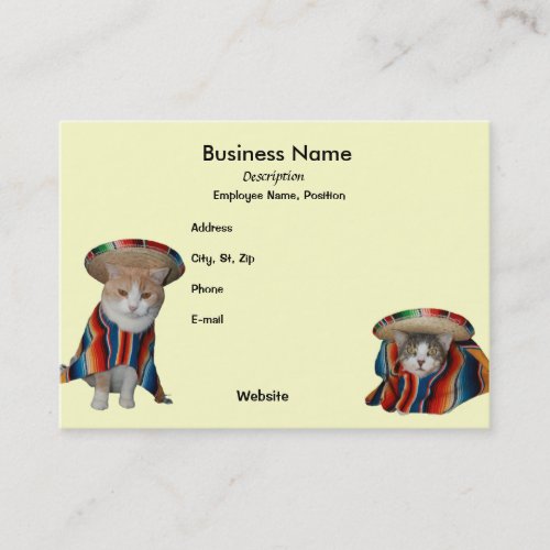 Fiesta/Mexican/Hispanic Theme Business Card Templates