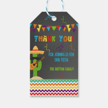 Fiesta Mexican Party Thank You Favor Tag by TiffsSweetDesigns at Zazzle