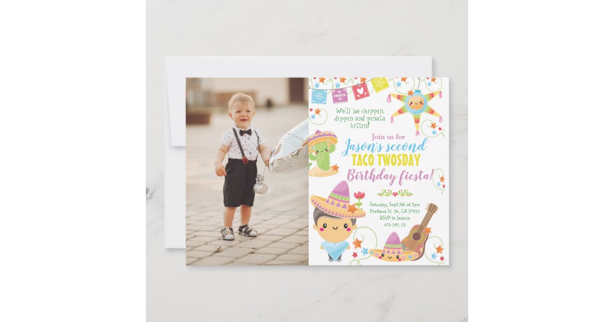 Fiesta Mexican Pinata Birthday Invitation Zazzle Fiesta Mexican Pinata Birthday Invitation Zazzle