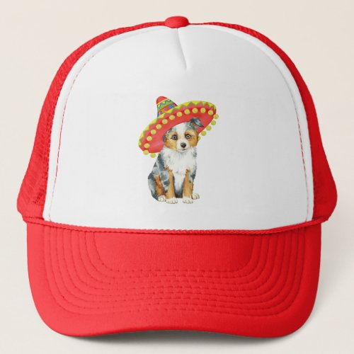 Fiesta Miniature American Shepherd Trucker Hat