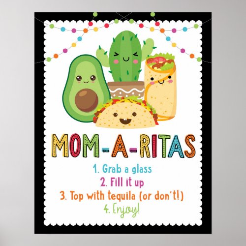 Fiesta Mom_A_Ritas Sign Poster