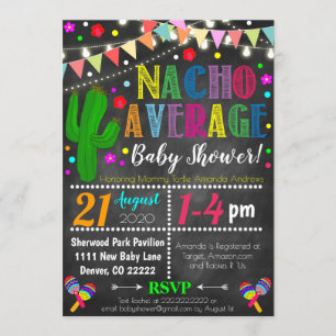 Fiesta Nacho Average Baby Shower Invitation