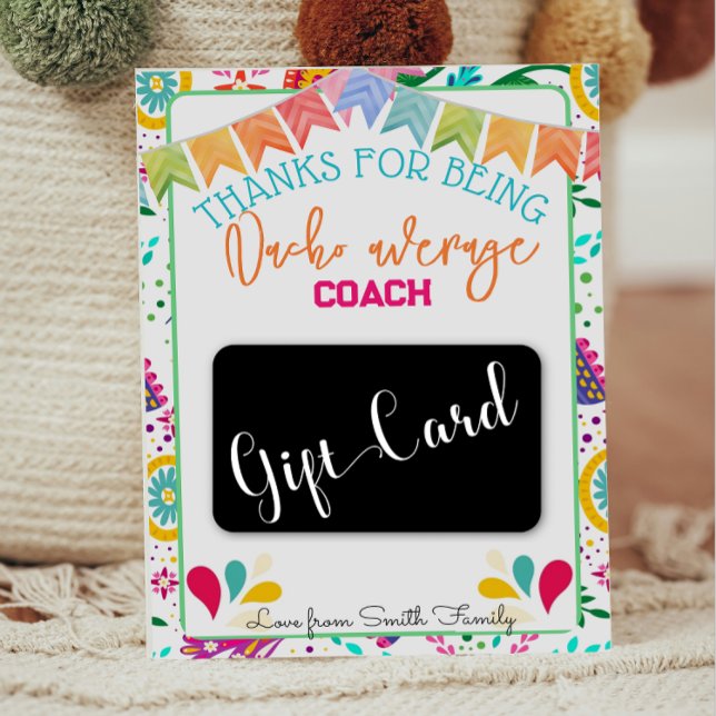 fiesta nacho average teacher coach gift card (Creator Uploaded)