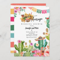 Fiesta Nacho Average Wedding Shower Cactus Mexican