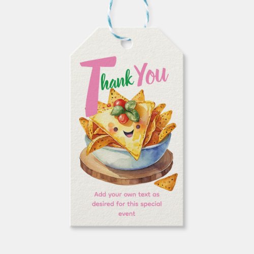 Fiesta Nachos Baby Girl Shower Cute Favors Gifts Gift Tags