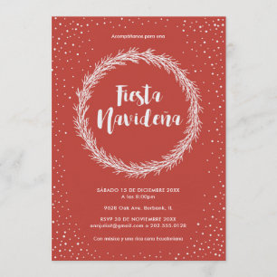 Fiesta Navideña Navidad Invitation