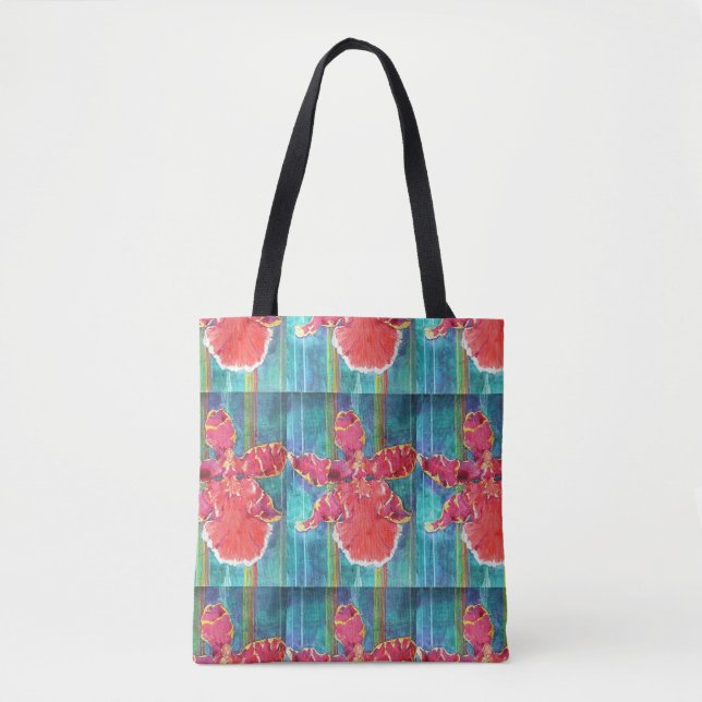 Fiesta Orchid Tote Bag (Front)