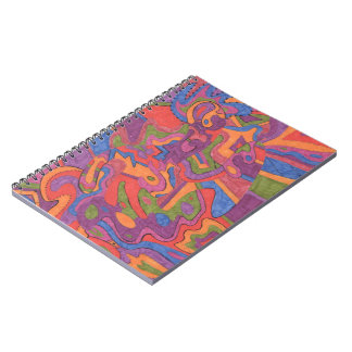 Fiesta, Original Abstract Notebook