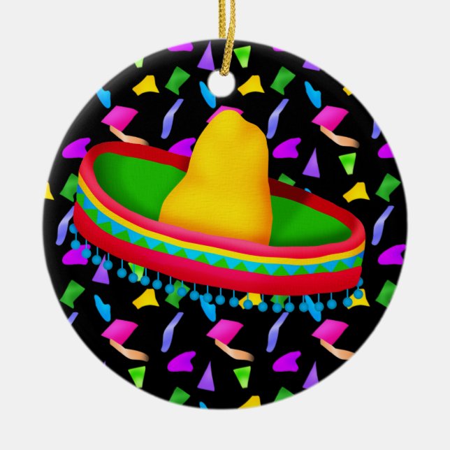 Fiesta - Partido ! Ceramic Ornament (Front)