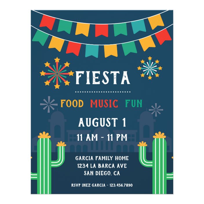 Fiesta Party Celebration Flyer