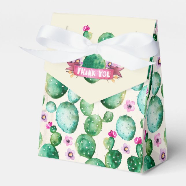 Fiesta Party Favor Box (Front Side)