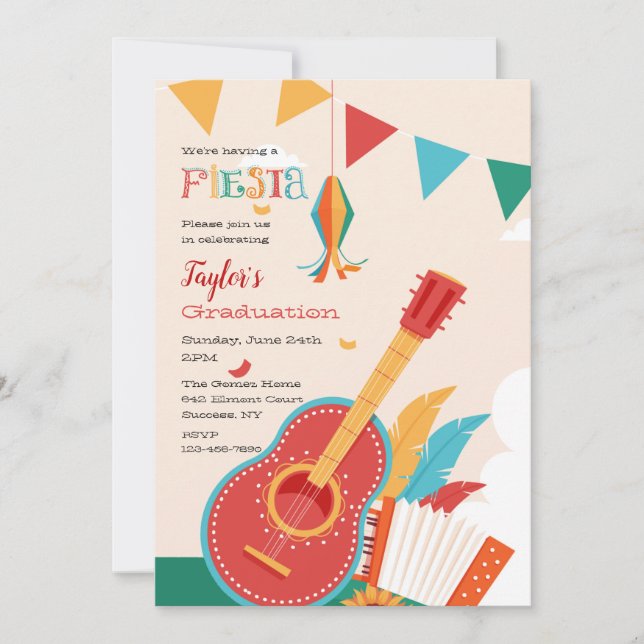 Fiesta Party Invitation (Front)