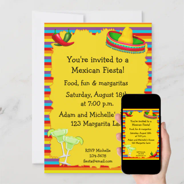 Fiesta Party Invitation | Zazzle