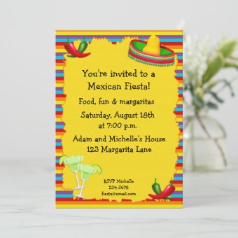 Fiesta Party Invitation 