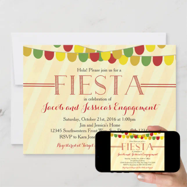Fiesta Party Invitation | Zazzle