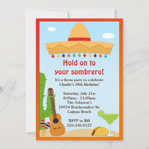 Fiesta Party Invitation