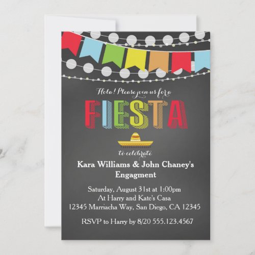 Fiesta Party Invitation