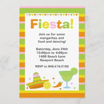 Fiesta Party Invitation by eventfulcards at Zazzle