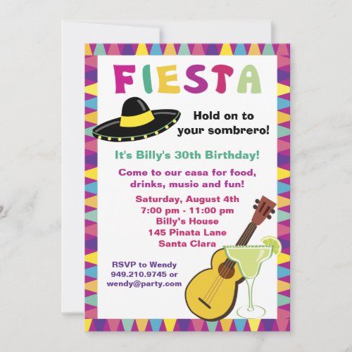 Fiesta Party Invitation