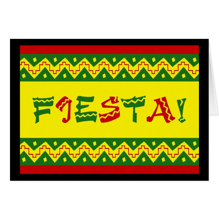 fiesta party invitation cards