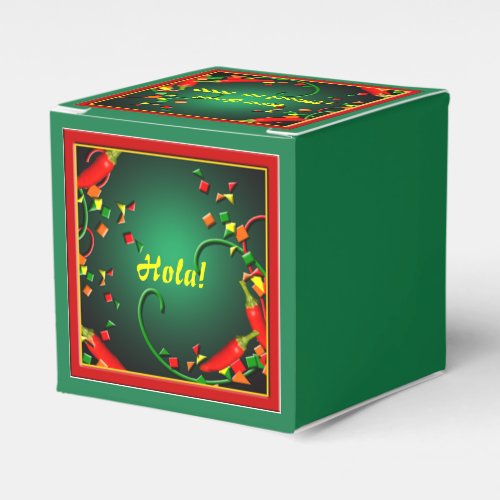 Fiesta Party Party Favor Box