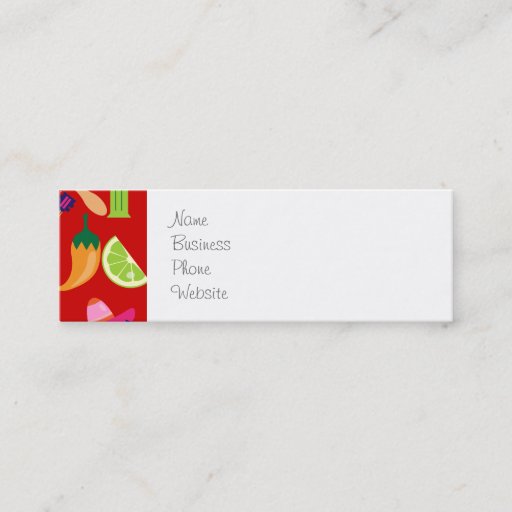 Customizable Fiesta Party Sombrero Limes Guitar Maraca Saguaro Business Card