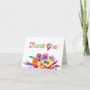 Fiesta Party Thank you card