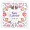 FIESTA Partyware Personalized Folk Art Flowers