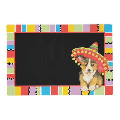 Fiesta Pembroke Welsh Corgi Placemat