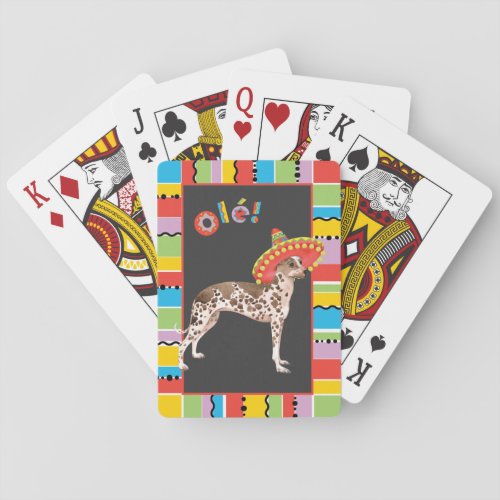 Fiesta Peruvian Inca Orchid Poker Cards