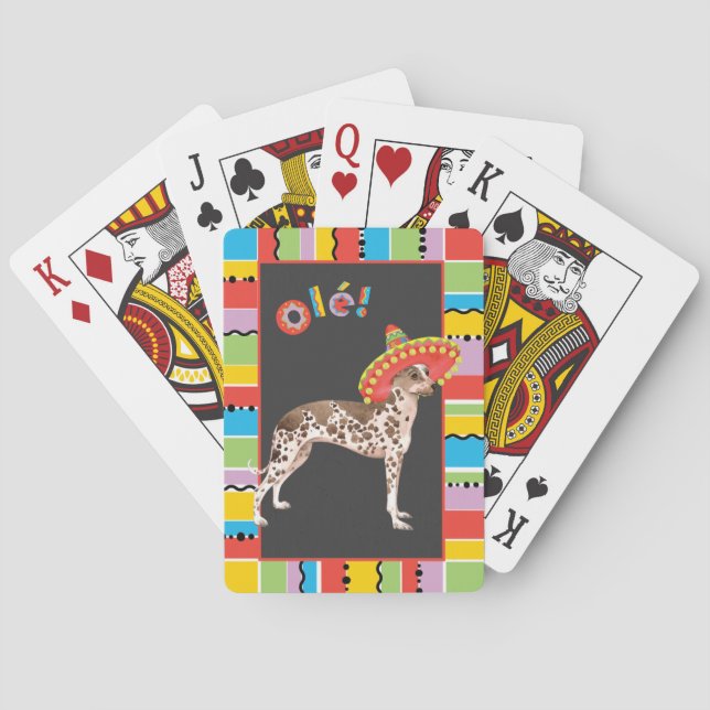 Fiesta Peruvian Inca Orchid Poker Cards (Back)