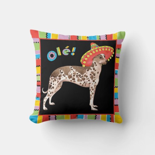 Fiesta Peruvian Inca Orchid Throw Pillow