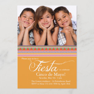 Fiesta Photo Invitation