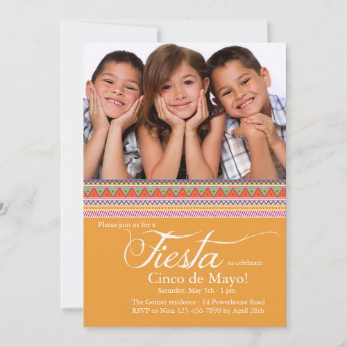 Fiesta Photo Invitation