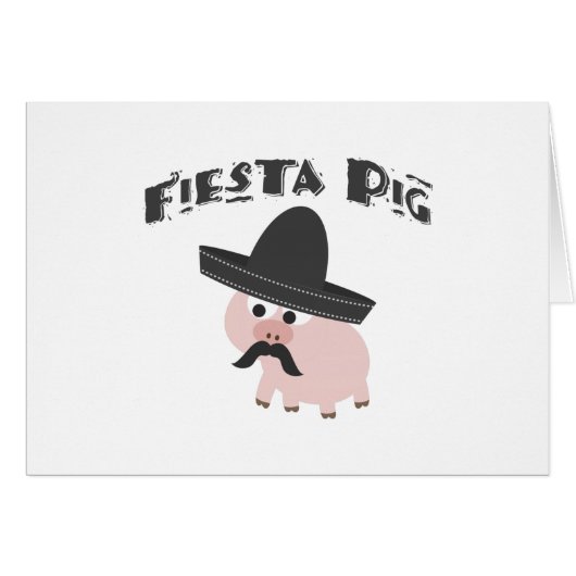 Fiesta Pig Cards (Front Horizontal)