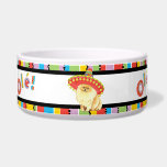 Fiesta Pomeranian Bowl<br><div class="desc">Hola! Time for fun and celebration! Sing and play with your favorite fiesta-loving dog. Celebrate Cinco de Mayo or any other fiesta time with your cute sombrero-wearing Pomeranian!</div>