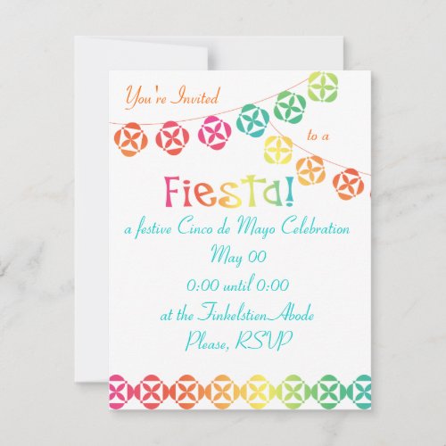 Fiesta Rainbow Invite