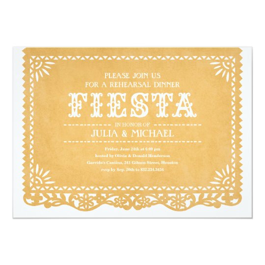 fiesta rehearsal dinner invitations zazzle com