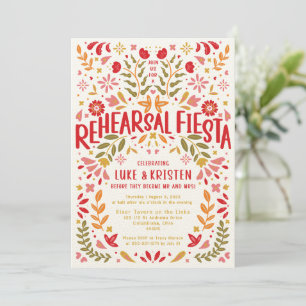 Fiesta Rehearsal Dinner - Luke and Kris Invitation
