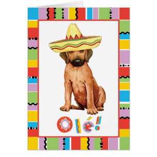 Fiesta Rhodesian Ridgeback Card