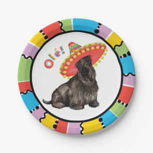 Fiesta Scottish Terrier Paper Plates