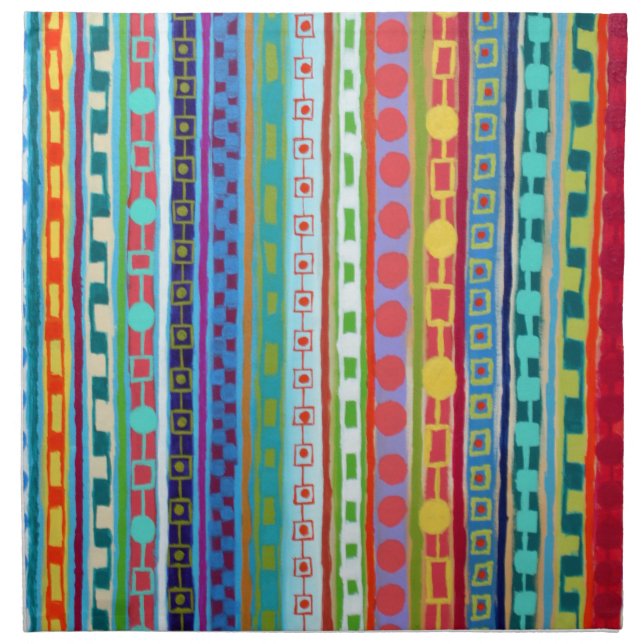 Fiesta Set of 4 Dinner Napkins (Front)