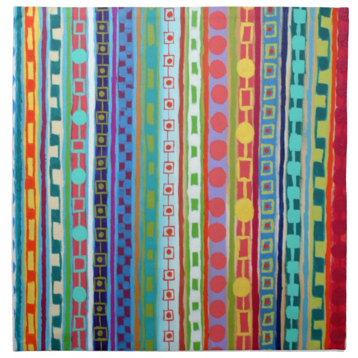 Fiesta Set of 4 Dinner Napkins Zazzle